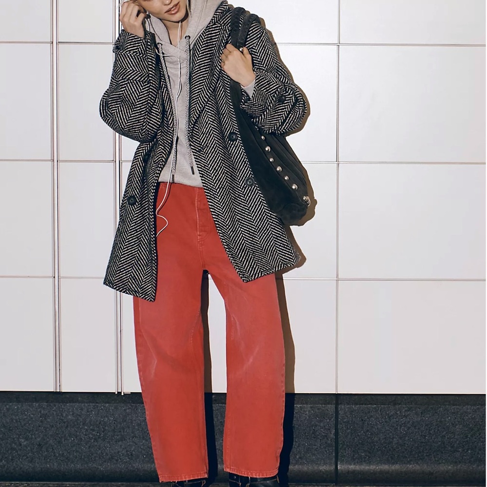 Free People Barrel Jeans